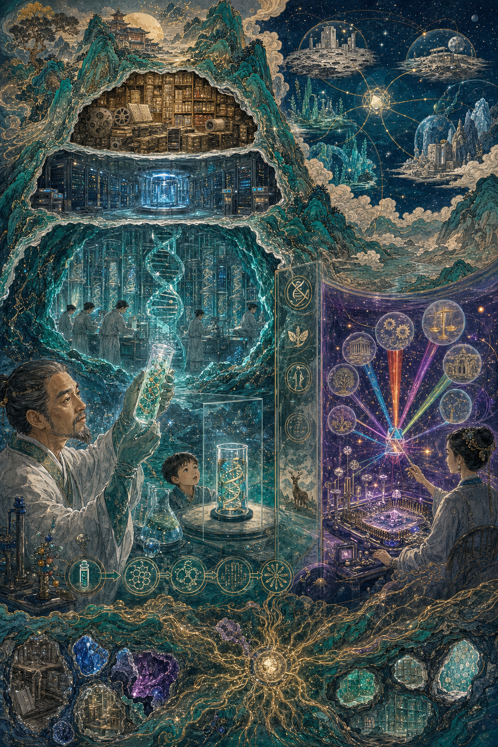 第二十七回 基因简中血脉藏书 量子目里诸径分光 主题插图